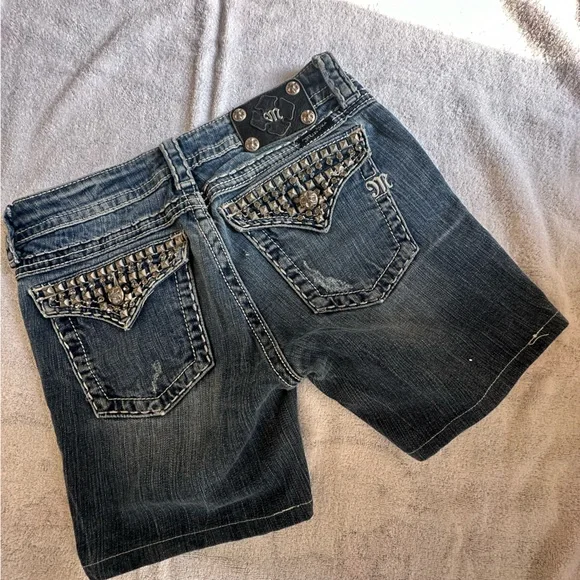 Miss Me Vintage Y2K Jean Shorts - Picture 2 of 9